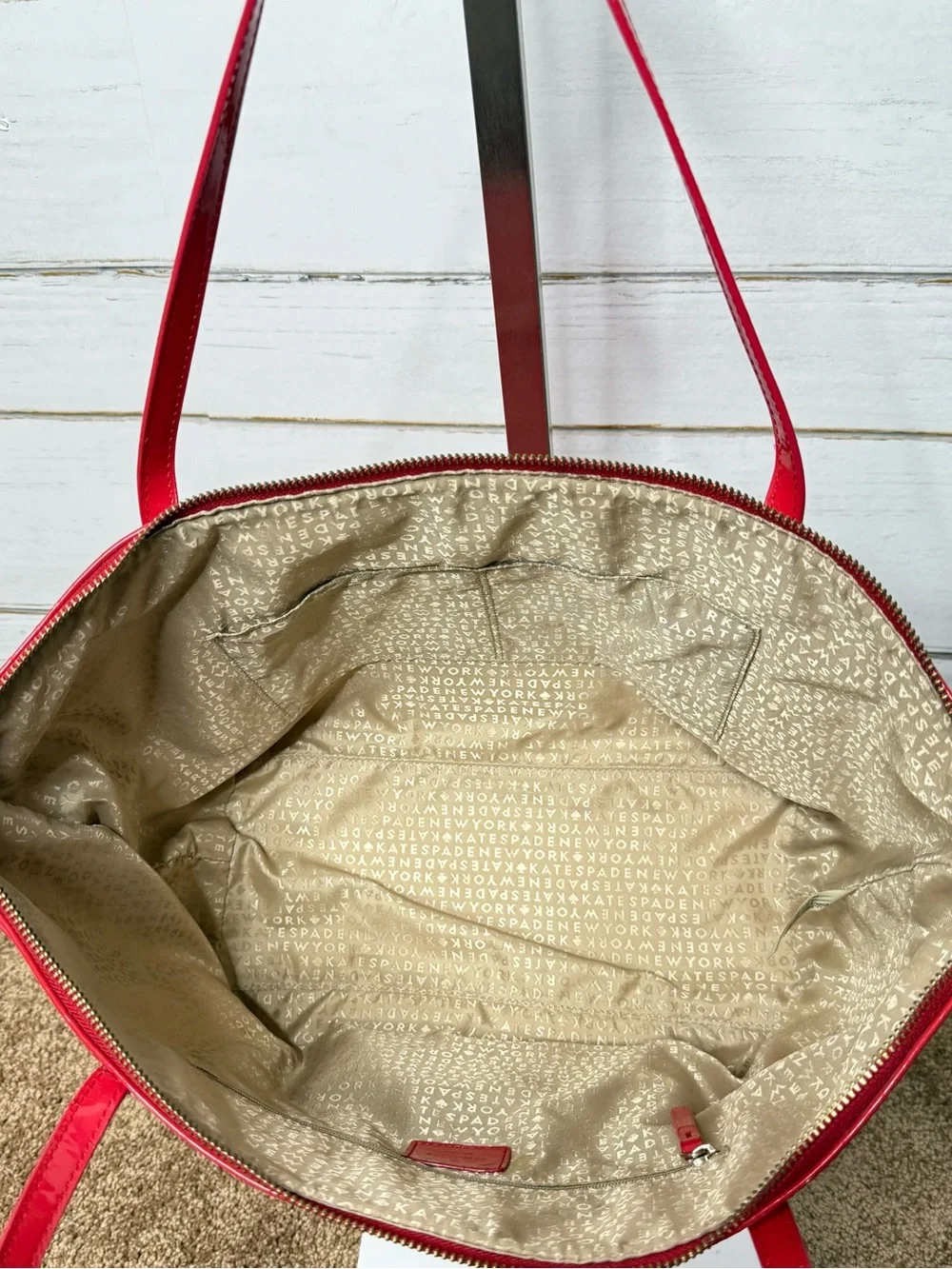 Kate Spade New York Camellia Street Patent Tote Bag